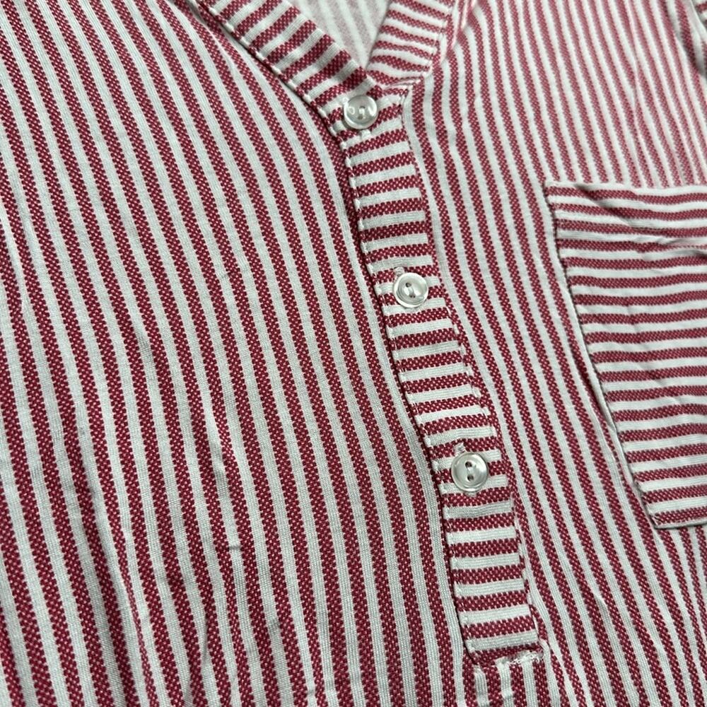 Venus: Striped Henley Tank Dress - Picture 4 of 4